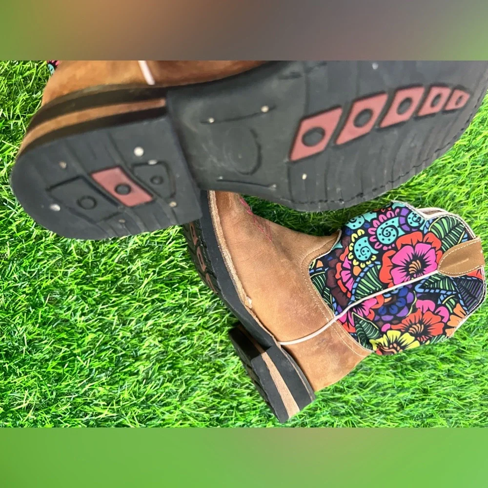 Cuernos Girls Western Boots Size 11 - Picture 5 of 10